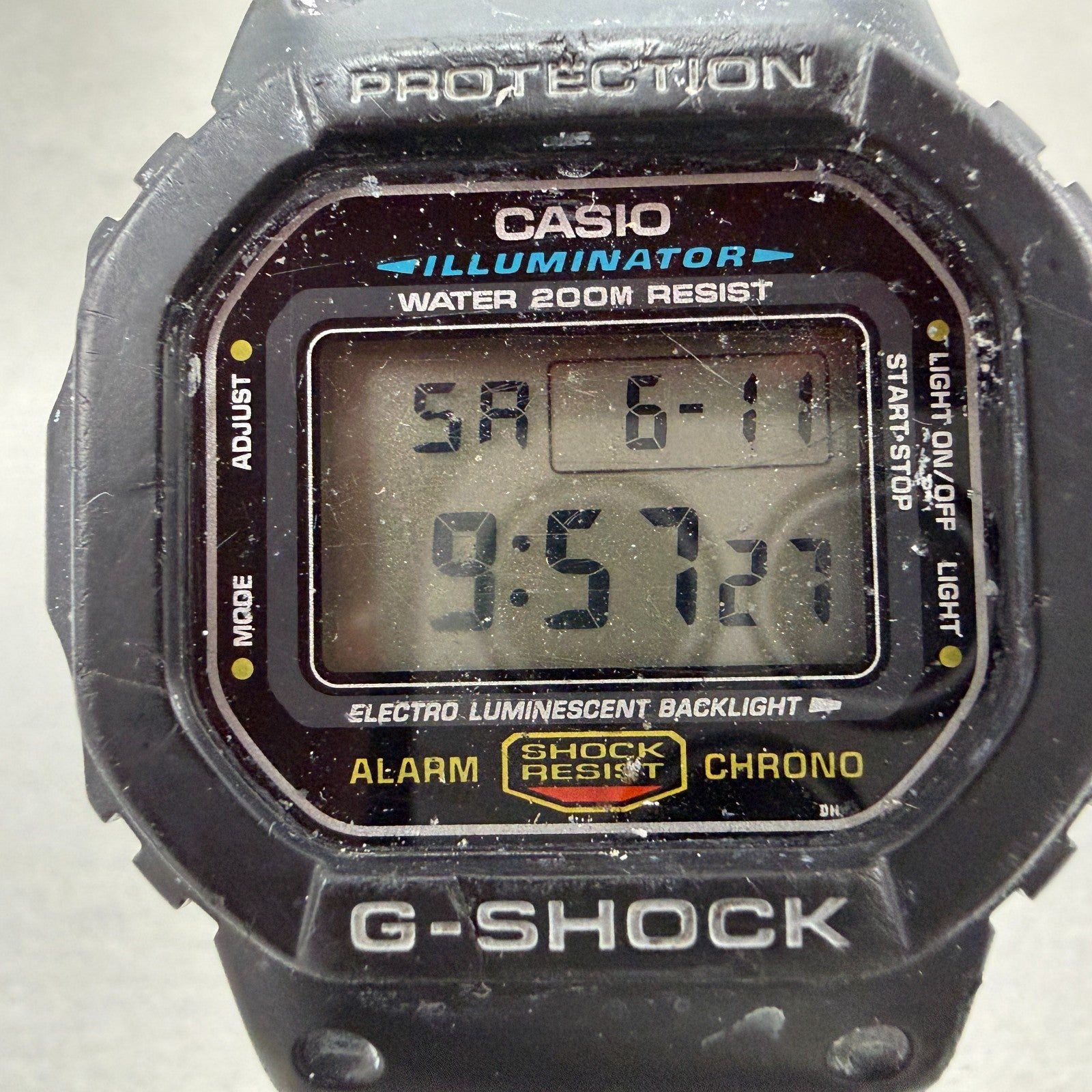 Casio DW-5600E Watch Men 44mm Digital Black Alarm Chrono 3229 Octagon New Batt1