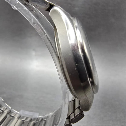 Elgin Solar Watch Women 29mm Gray Dial Titanium Daydate Round FK-1202 Works3