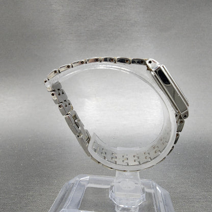 Seiko Tank Watch Women 16mm White Dial Two Tone Rectangle 1N010FH0 New Battery8