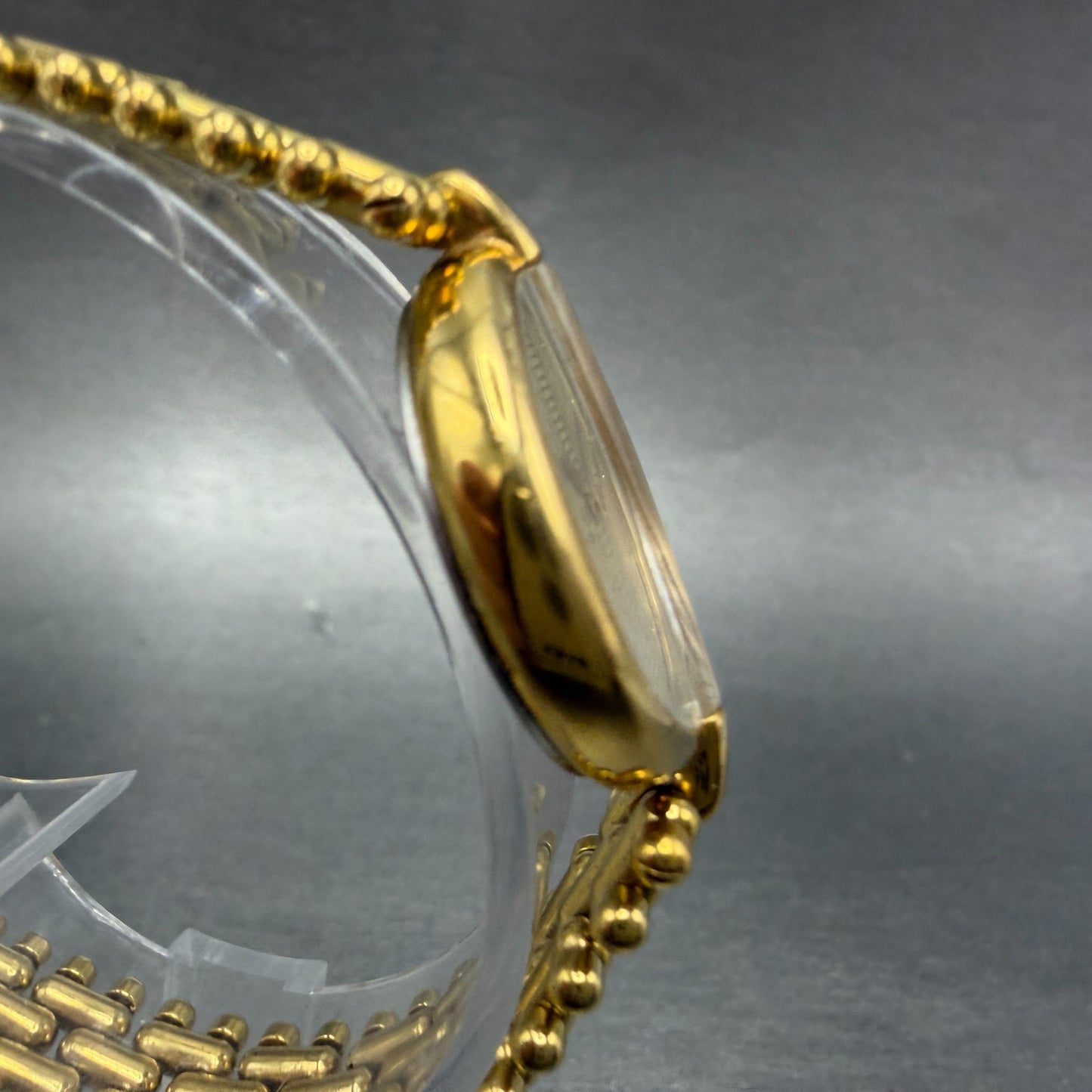 Longines Rodolphe Watch Women 24mm Gold Dial Gold Tone Round New Battery VTG3