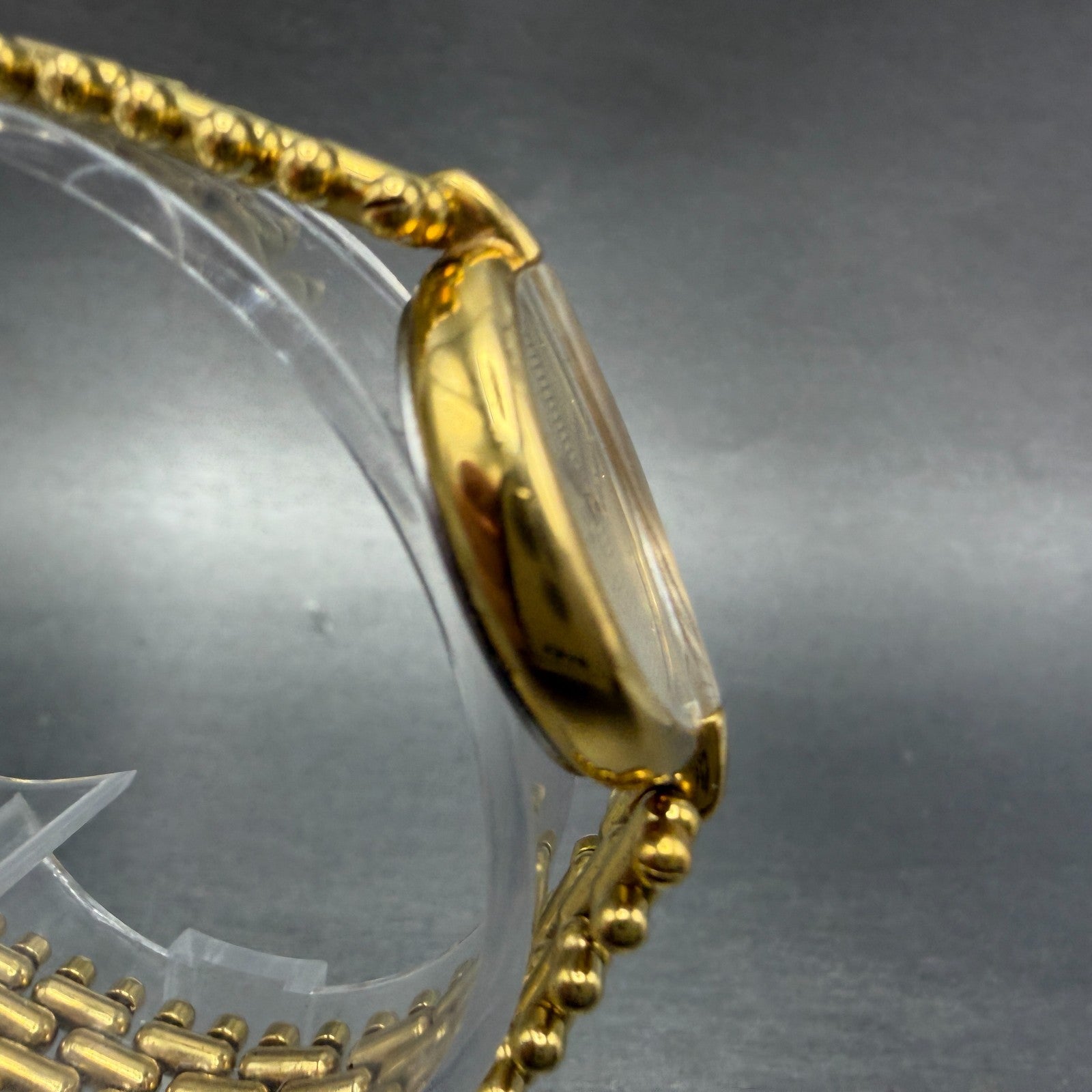 Longines Rodolphe Watch Women 24mm Gold Dial Gold Tone Round New Battery VTG3