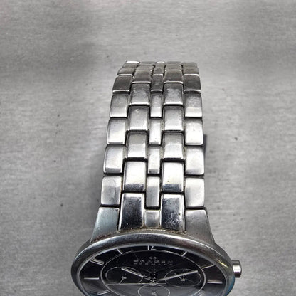 Skagen Denmark Watch Men 38mm Gray Dial Silver Tone Daydate 331XLSXM New Batt LP4