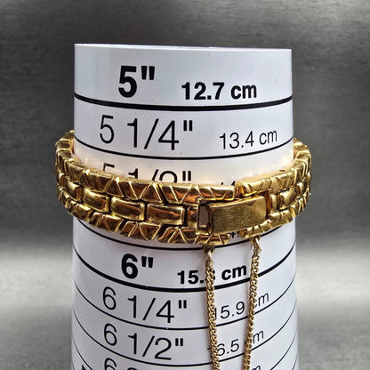 Seiko Lassale Watch Women 13mm Gold Dial Gold Diamond 2E20-7179 New Battery9
