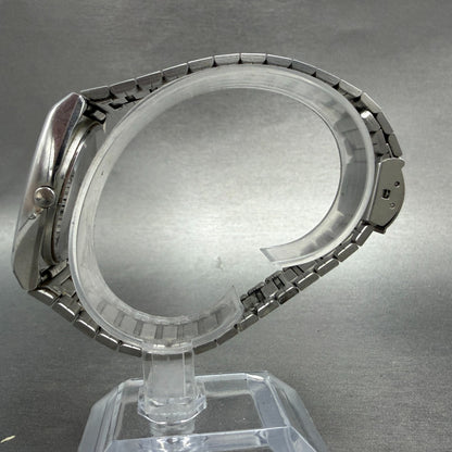 Seiko SQ Watch Men 33mm Silver Dial Silver Tone Daydate Rectangle 6923-5010 PART7