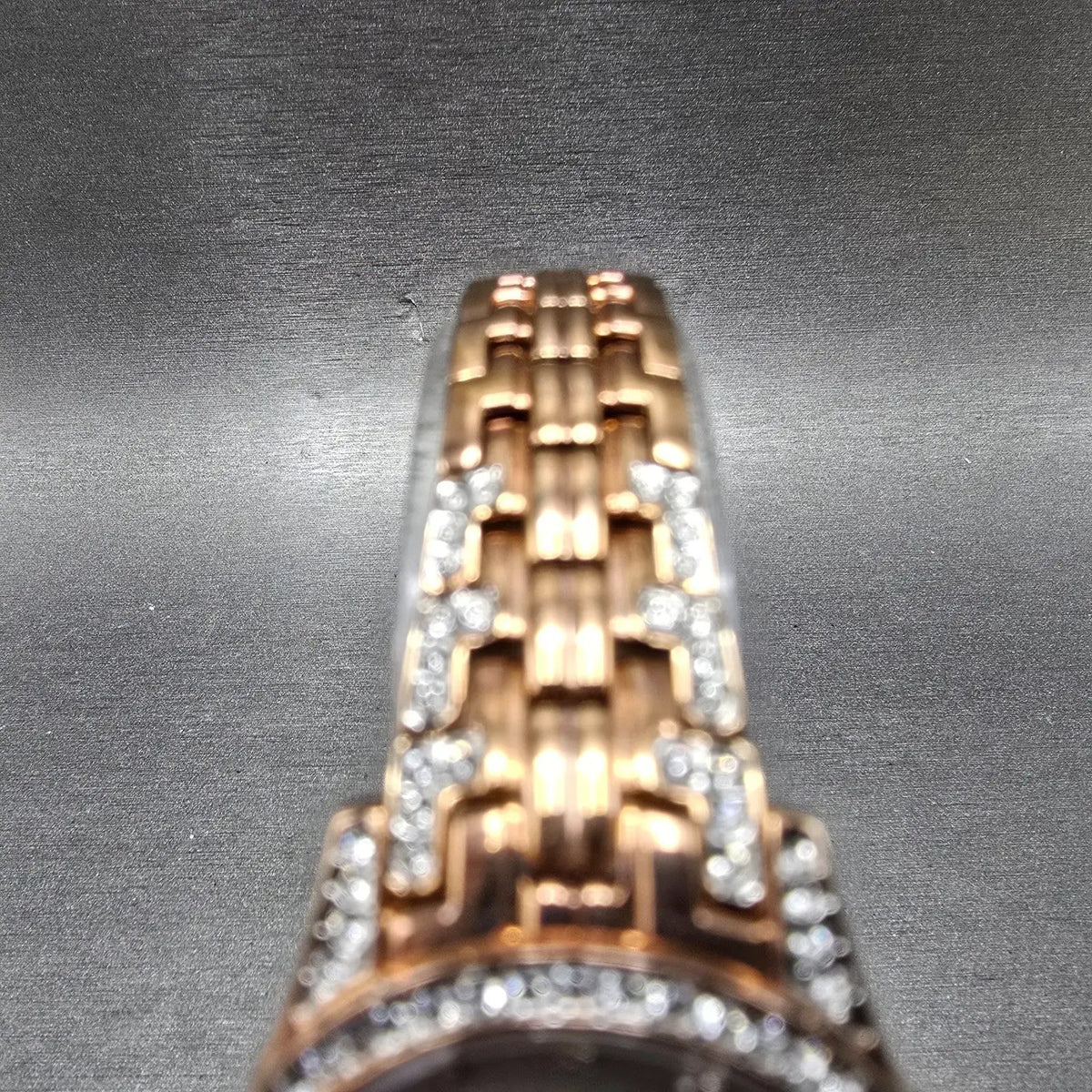 Citizen Eco-Drive Watch Women 28mm MOP Dial Rose Gold Tone Date EW1228-53D Runs4