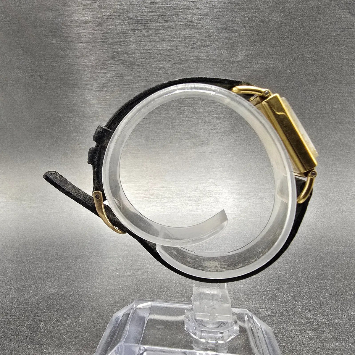 Hamilton Tank Watch Women 18mm Black Dial Gold Registered Edition 0806 PARTS9