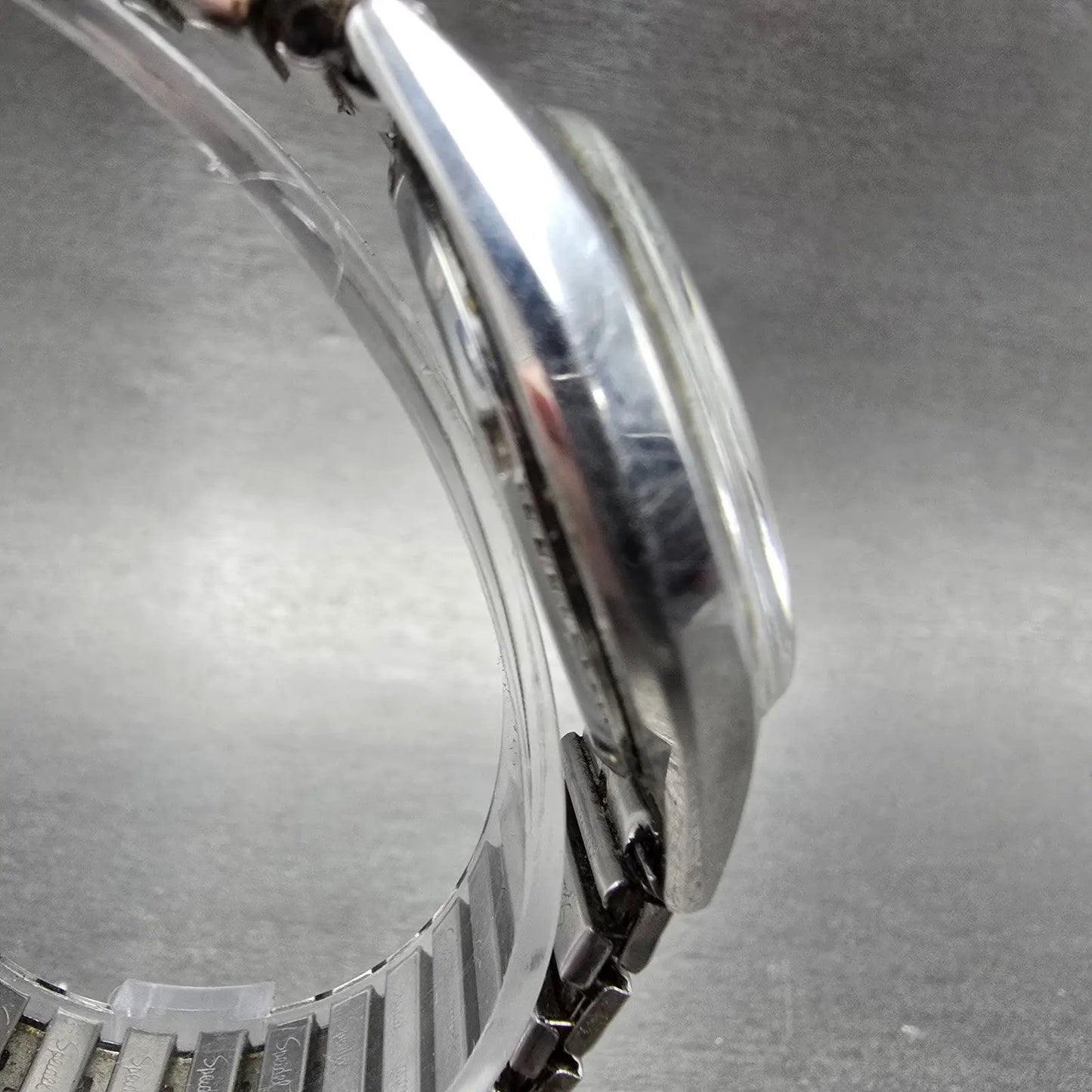 Citizen CQ Watch Men 36mm White Dial Silver Tone Daydate 6101-S05987 PARTS4