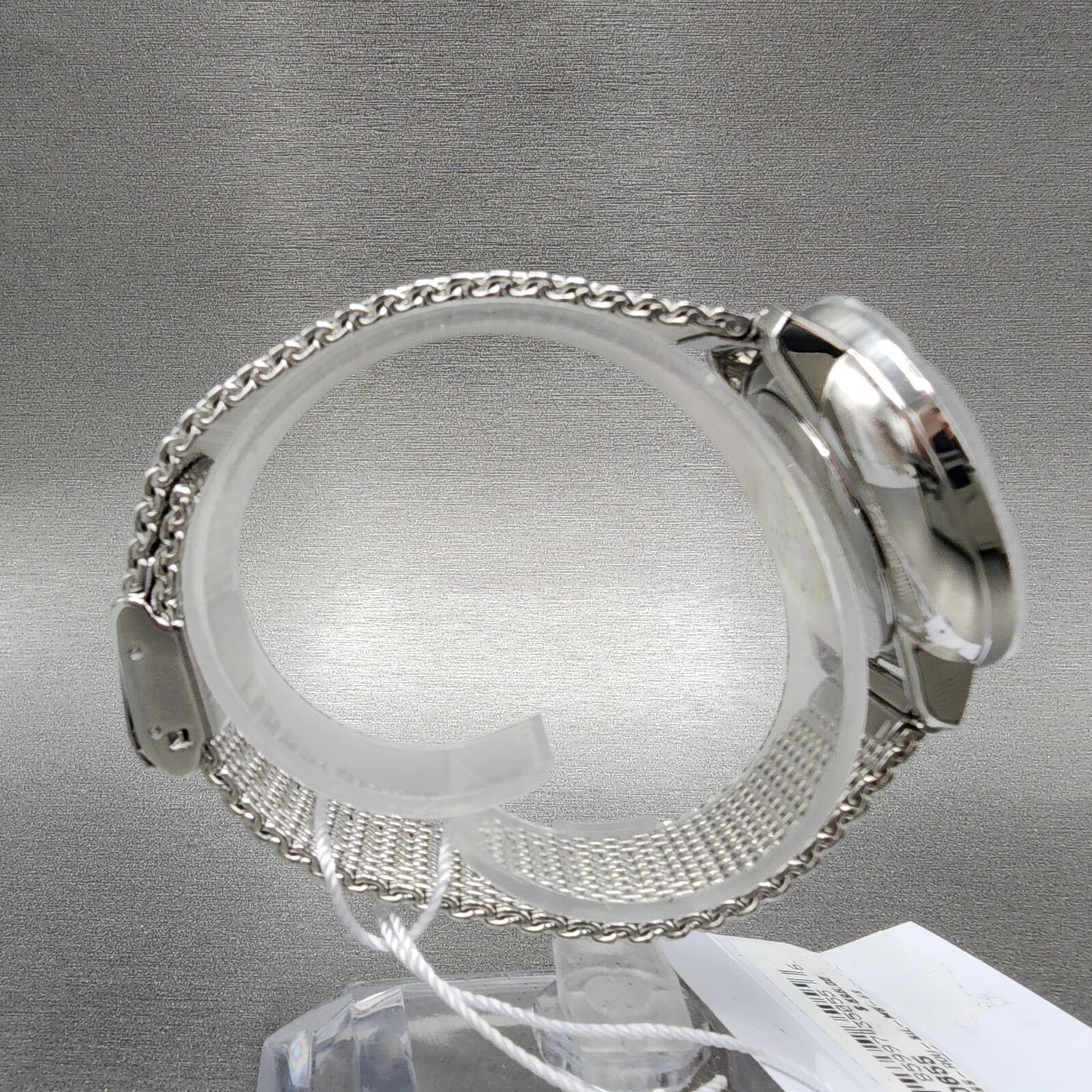Movado Bold Shimmer Watch Women 34mm Silver Dial Steel Crystal Bezel New Batt