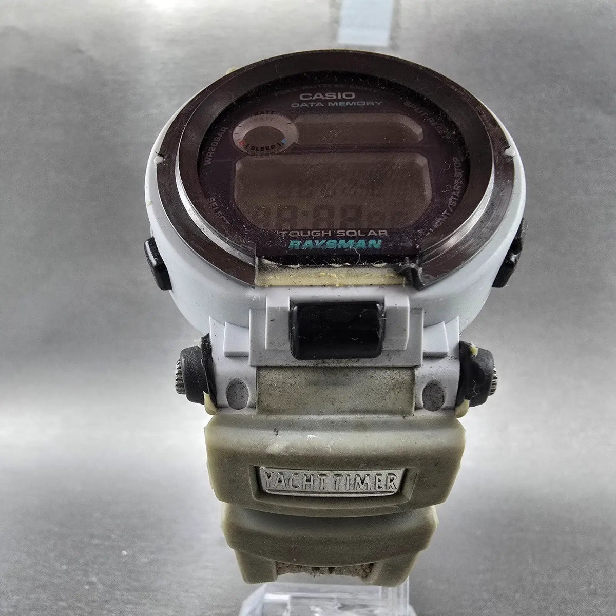 Casio G-Shock Rayman DW-9300 Watch Men 43mm Gray Titanium Solar Chrono PARTS6