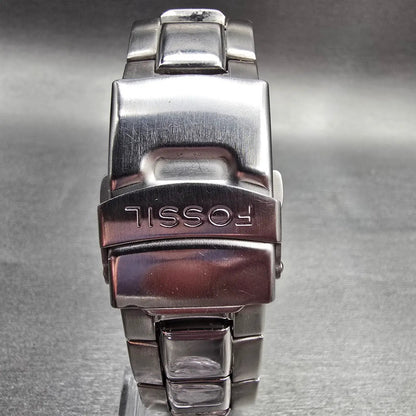 Fossil Speedway Watch Men 41mm Blue Dial Silver Tone Chrono Date Ch-2332 New Bat7