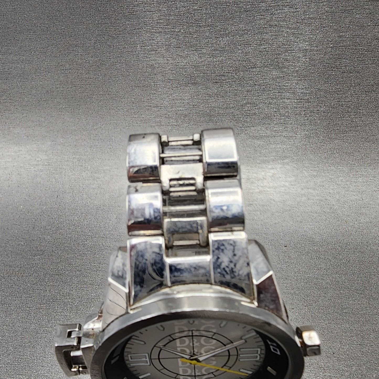 Dolce Gabbana Ibiza Watch Men 42mm Silver Dial Silver Tone Round  New Battery4