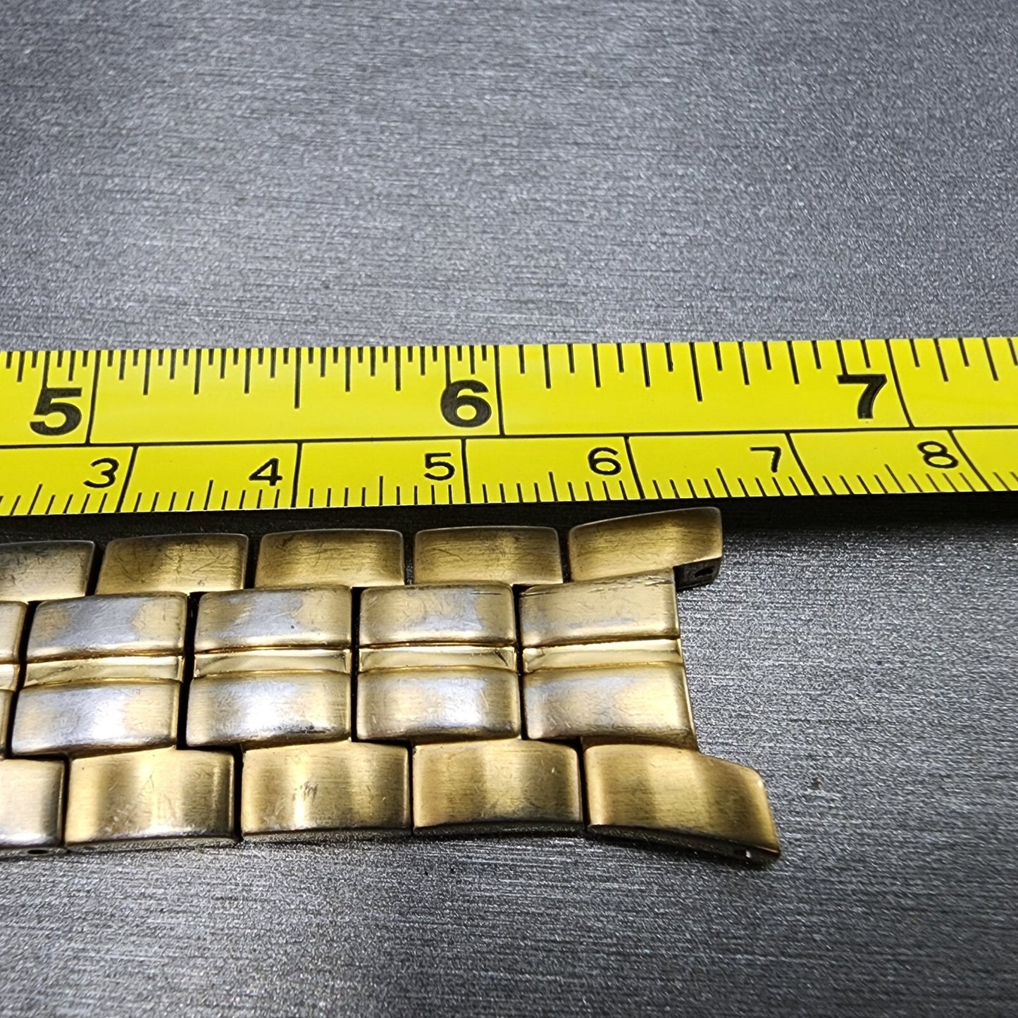 Seiko 32S2ZI Watch Bracelet 21mm Gold Tone Stainless Steel14