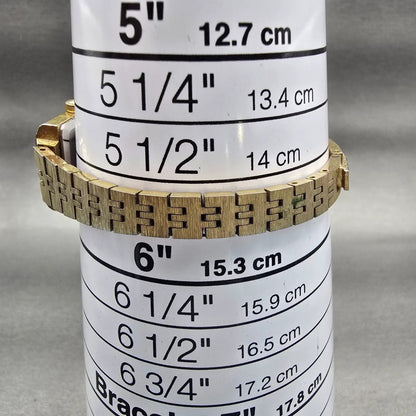 Citizen CQ Watch Women 17mm Champagne Dial Gold Tone 3220-893409 New Battery VTG9