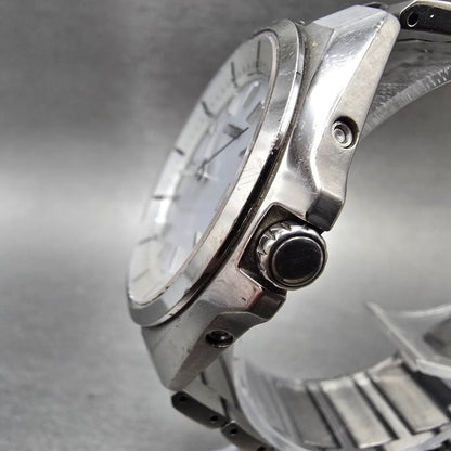 Citizen Attesa Watch Men 41mm White Dial Titanium Date Round H128-R006860 Works3