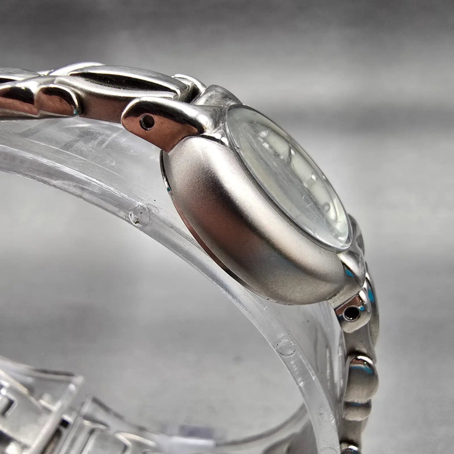 Bulova Watch Women 20mm MOP Dial Silver Tone Round 96L90 New Battery Bracelet3