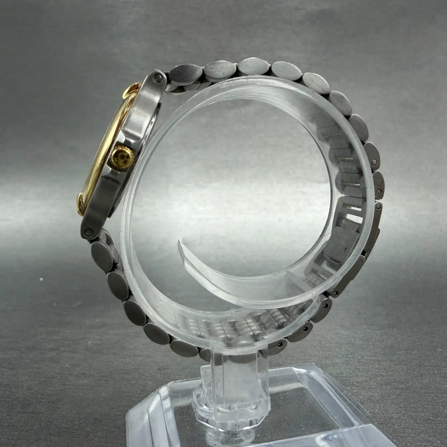 Wittnauer Watch Women 25mm White Dial Two Tone Date Round 9565 New Battery6
