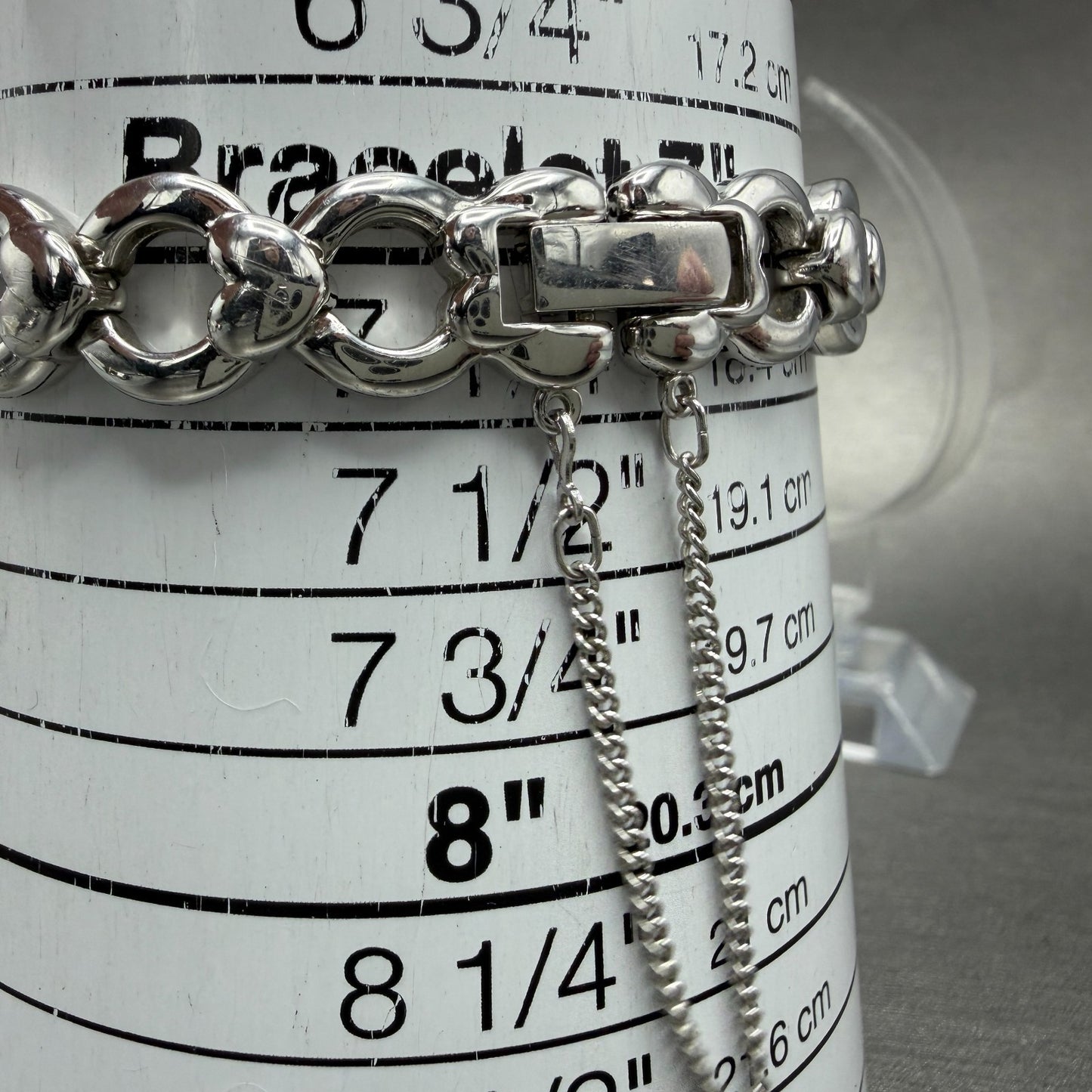 Seiko Tisse Watch Women 18mm White Dial Silver Tone Hearts 1F20-1B20 New Batt F410