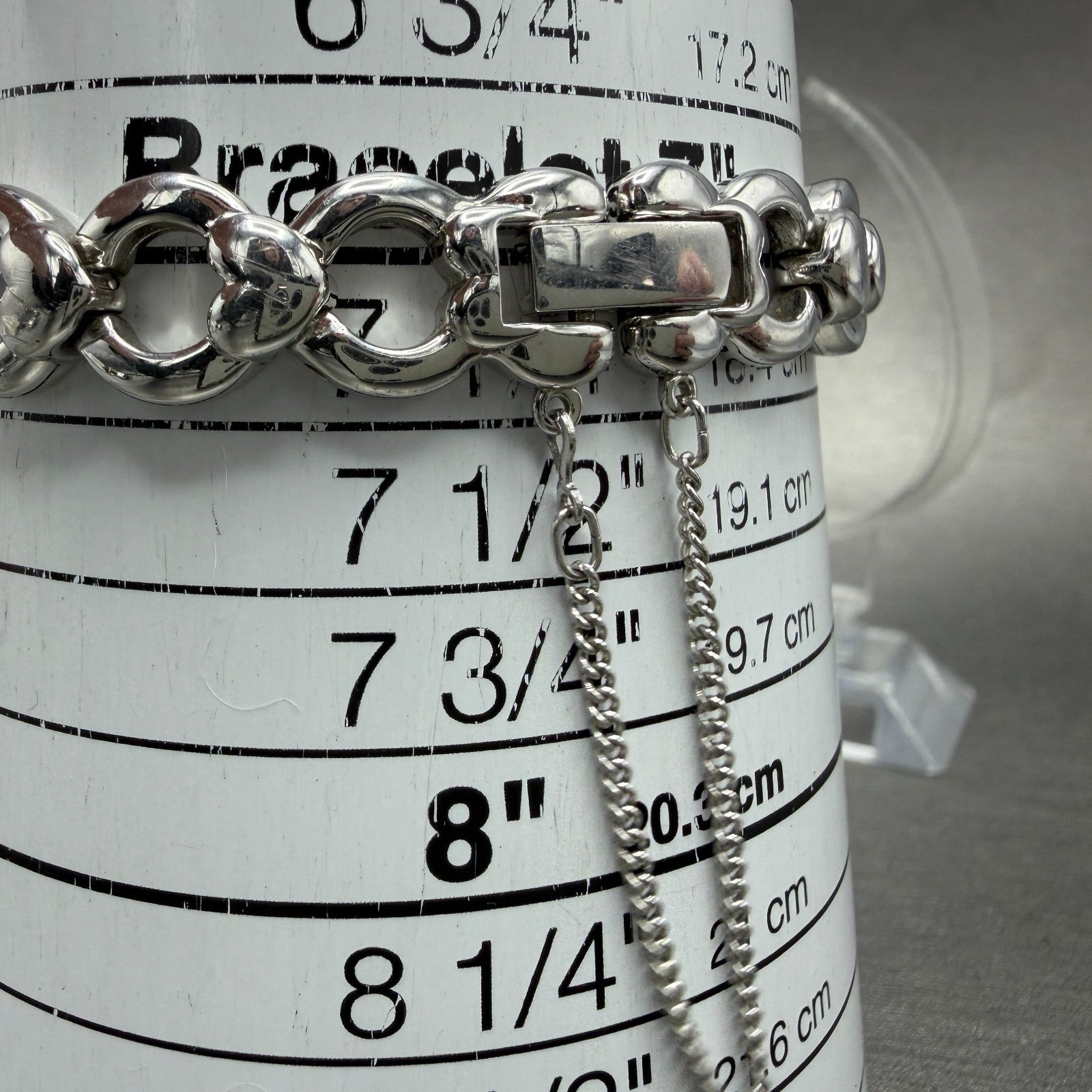 Seiko Tisse Watch Women 18mm White Dial Silver Tone Hearts 1F20-1B20 New Batt F410
