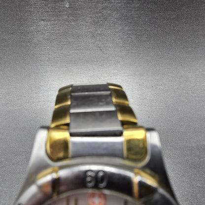 Wenger Swiss Military Watch Men 38mm Silver Dial Two Tone Date 79051 PARTS5