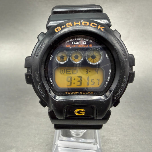Casio G-Shock GW-6900B Watch Men 51mm Digital Black Alarm Chronograph Solar0