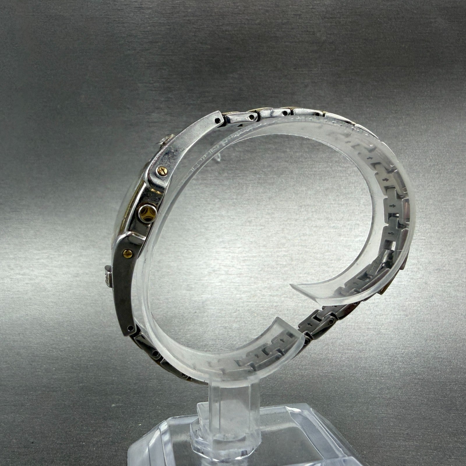 Seiko Watch Women 18mm MOP Dial Two Tone Diamond Bezel 1N00-0JB0 New Battery6