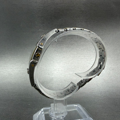 Seiko Watch Women 18mm MOP Dial Two Tone Diamond Bezel 1N00-0JB0 New Battery6