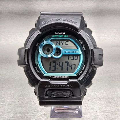 Casio G-Shock GLS-8900 Watch Men 52mm Blue  Black Alarm Chronograph New Battery0