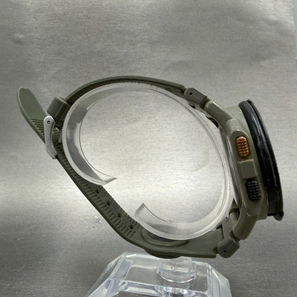 Timex Expedition Watch Men 44mm Digital Green Tone Alarm Chrono New Battery VTG8
