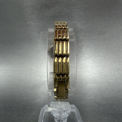 Citizen Elegance Watch Women 17mm MOP Dial Gold Tone Round Bangle New Battery7