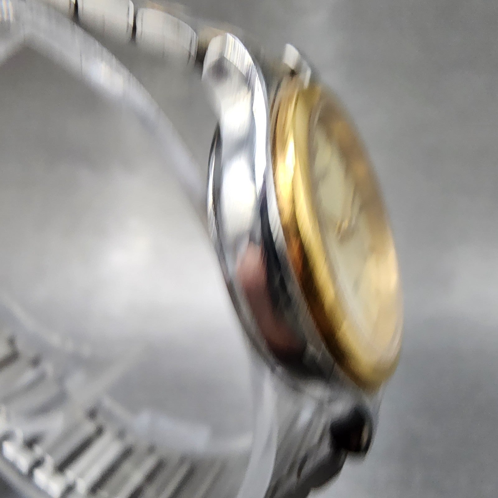 Seiko Spirit Watch Women 25mm Champagne Dial Two Tone Round 7N016A80 New Batt4