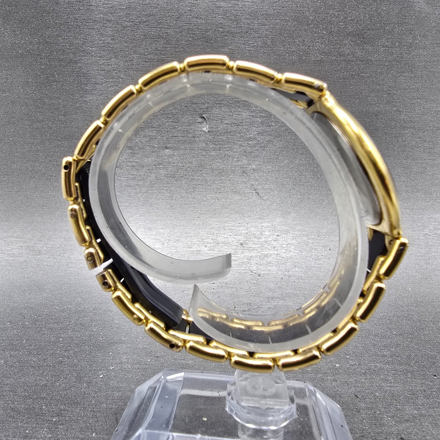 Movado Museum Watch Men 33mm Blue Dial Gold Tone Round 88.33.874 New Battery AD8