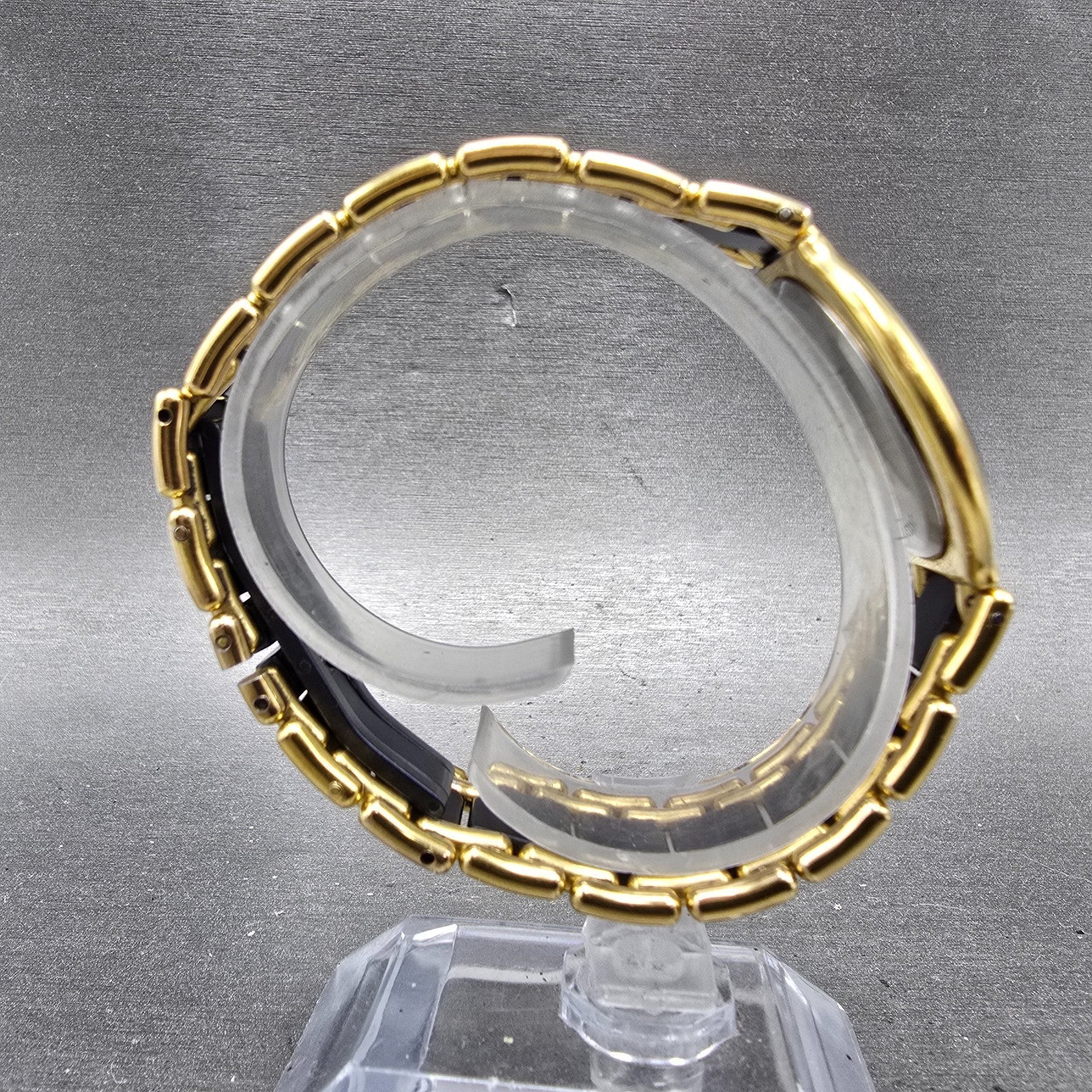 Movado Museum Watch Men 33mm Blue Dial Gold Tone Round 88.33.874 New Battery AD8
