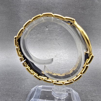 Movado Museum Watch Men 33mm Blue Dial Gold Tone Round 88.33.874 New Battery AD8