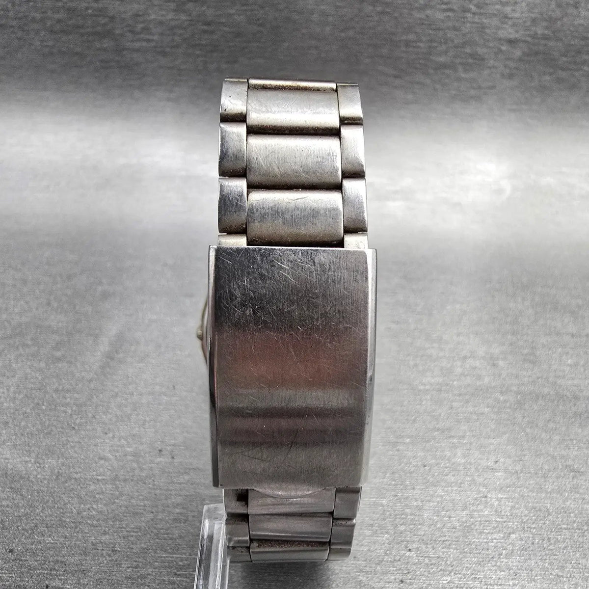 Seiko Watch Men 34mm Champagne Dial Gold Tone Round 7121-8000 New Battery7