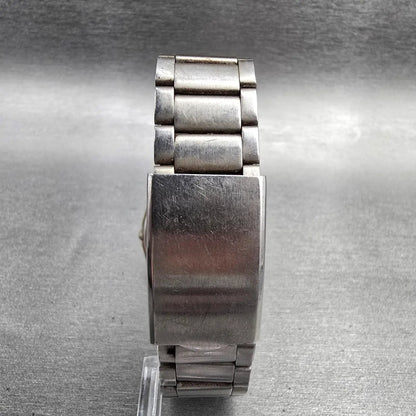 Seiko Watch Men 34mm Champagne Dial Gold Tone Round 7121-8000 New Battery7