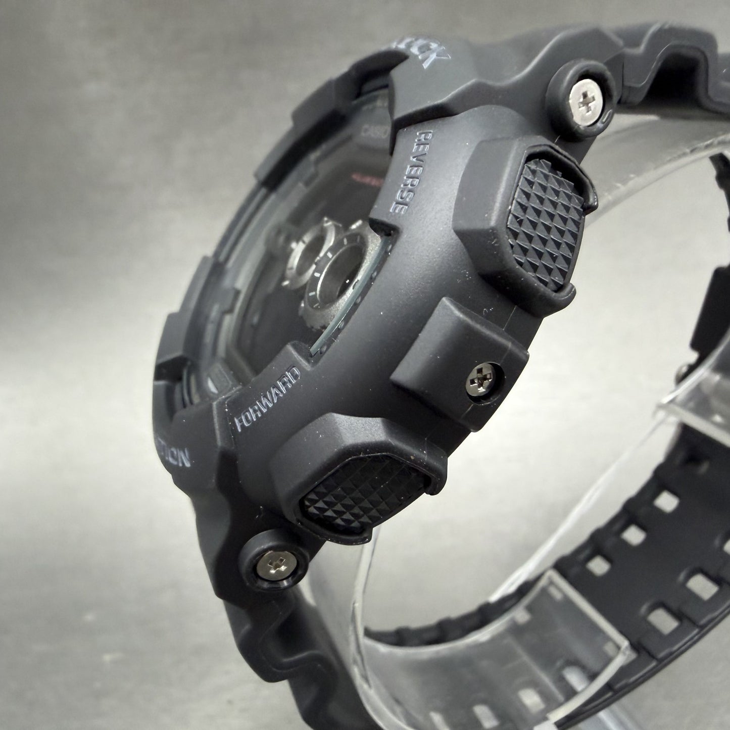 Caiso G-Shock GD-100 Watch Men 51mm Digital Black Alarm Chronograph Round3