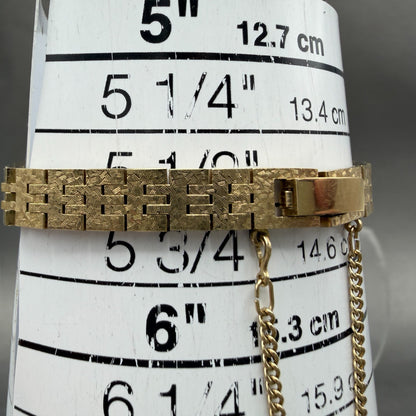 Seiko Watch Women 17mm Champagne Dial Gold Tone 2C20-5759 Oval New Battery TH10