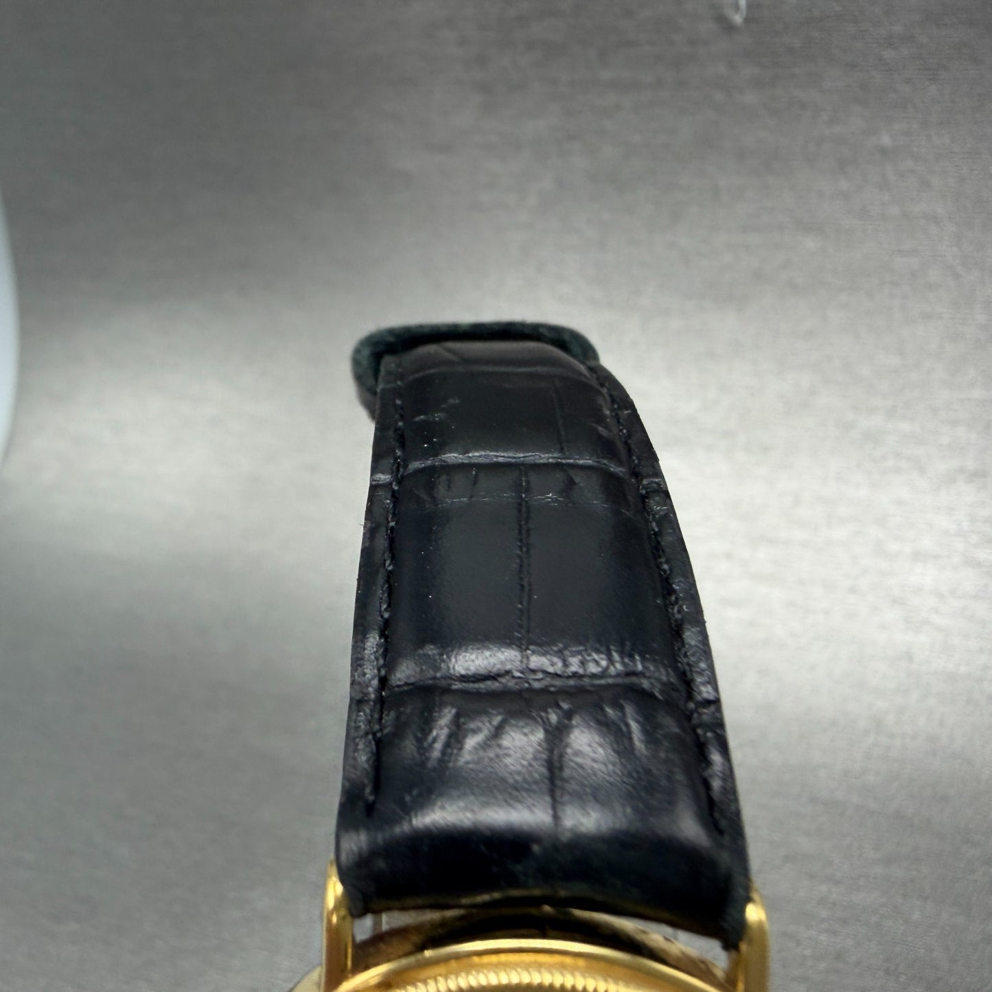 Raymond Weil Watch Men 32mm White Dial Gold Plated Date Round 5514-1 New Battery4