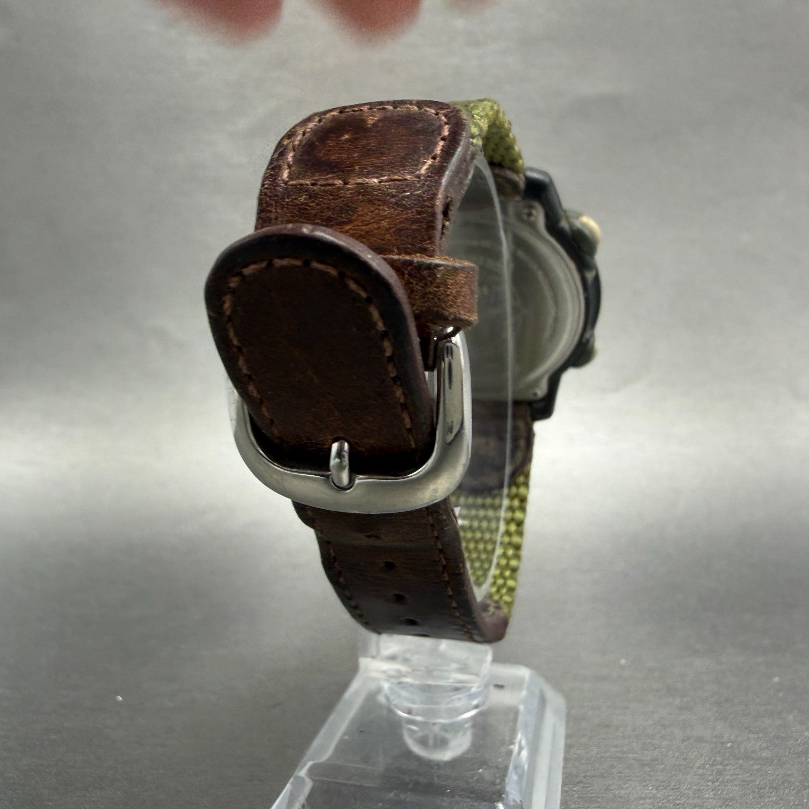 Timex Expedition Watch Men 39mm Digital Green Black Alarm Chrono New Battery7
