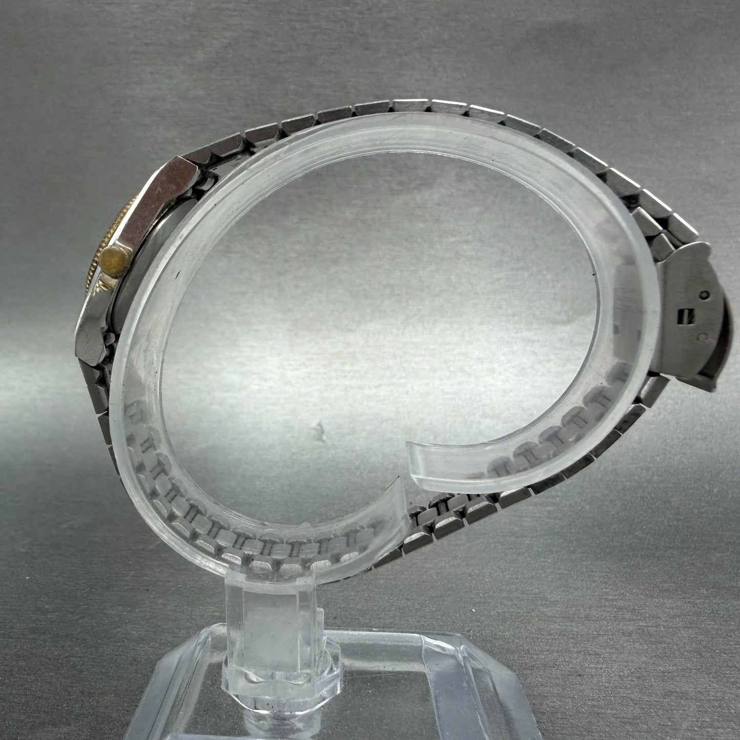 Seiko Watch Women 20mm Silver Dial Two Tone Round 5420-0059 New Battery Vintage6