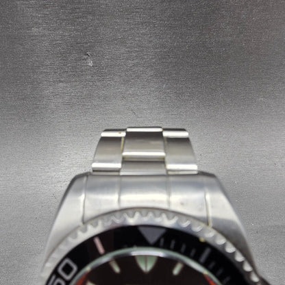 Invicta Pro Diver Automatic Watch Men 45mm Black Dial Silver Tone Date 6053 Runs4