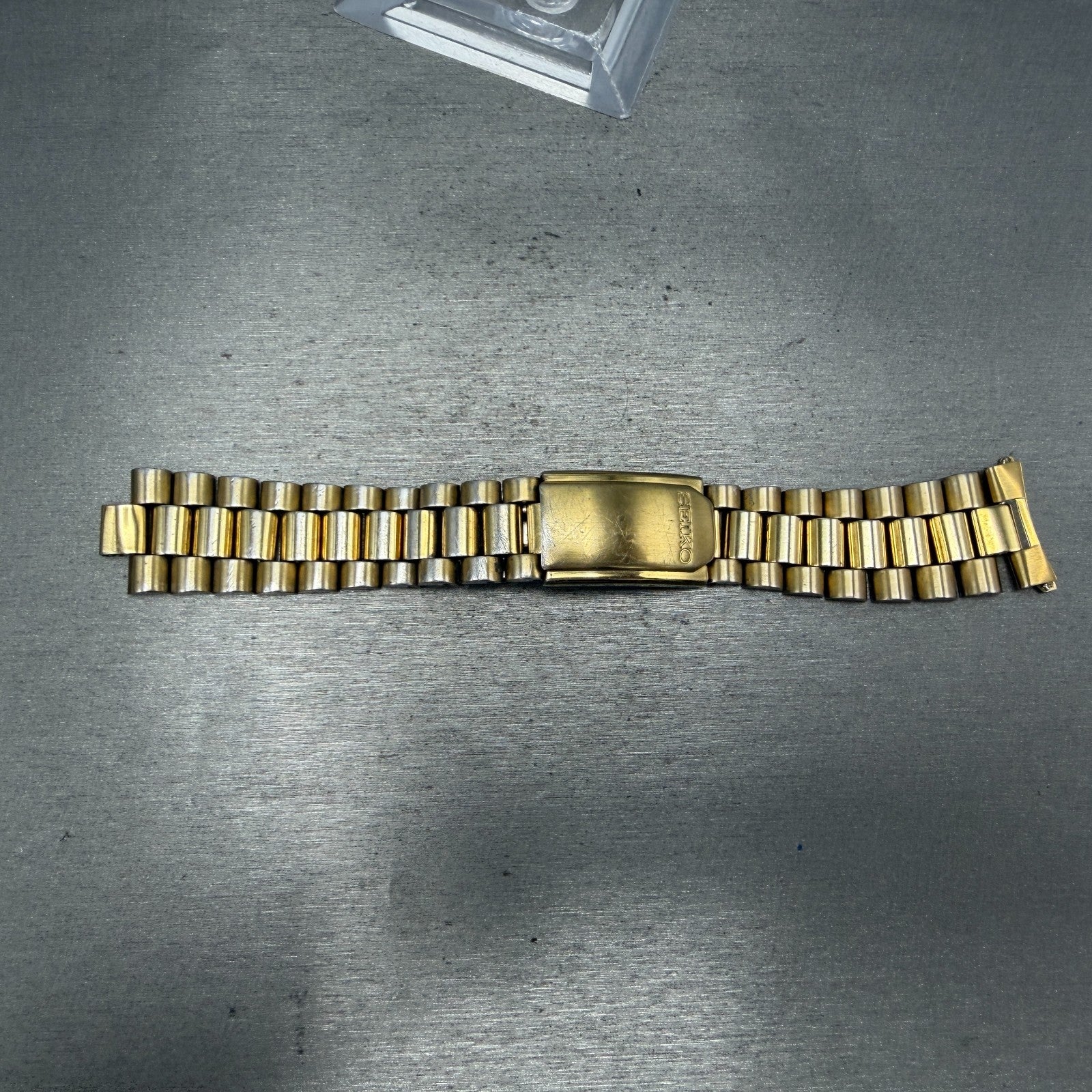 Seiko President Watch Men 36mm Champagne Dial Gold Tone Daydate Round New BattTT11