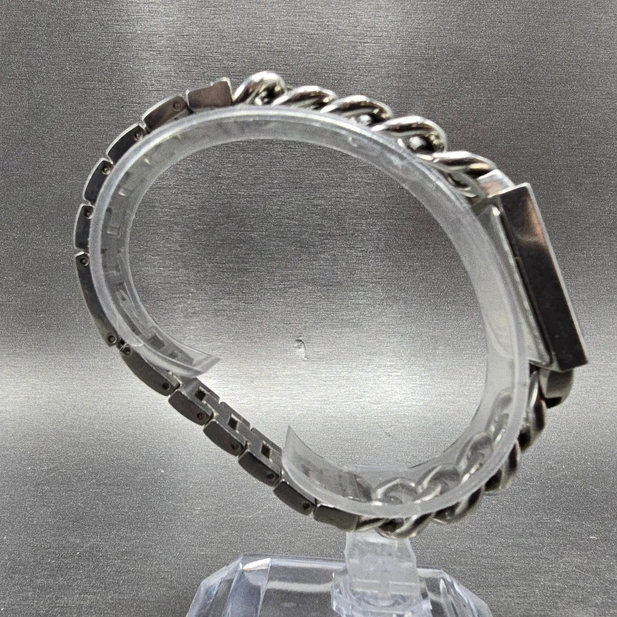 Bulova Harley Davidson Watch Women 20mm White Dial Silver Rectangle New Battery8