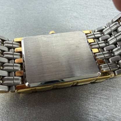 Wittnauer QWR Tank Watch Men 23mm Gold Dial  Gold Tone RL2473 5100 PARTS11