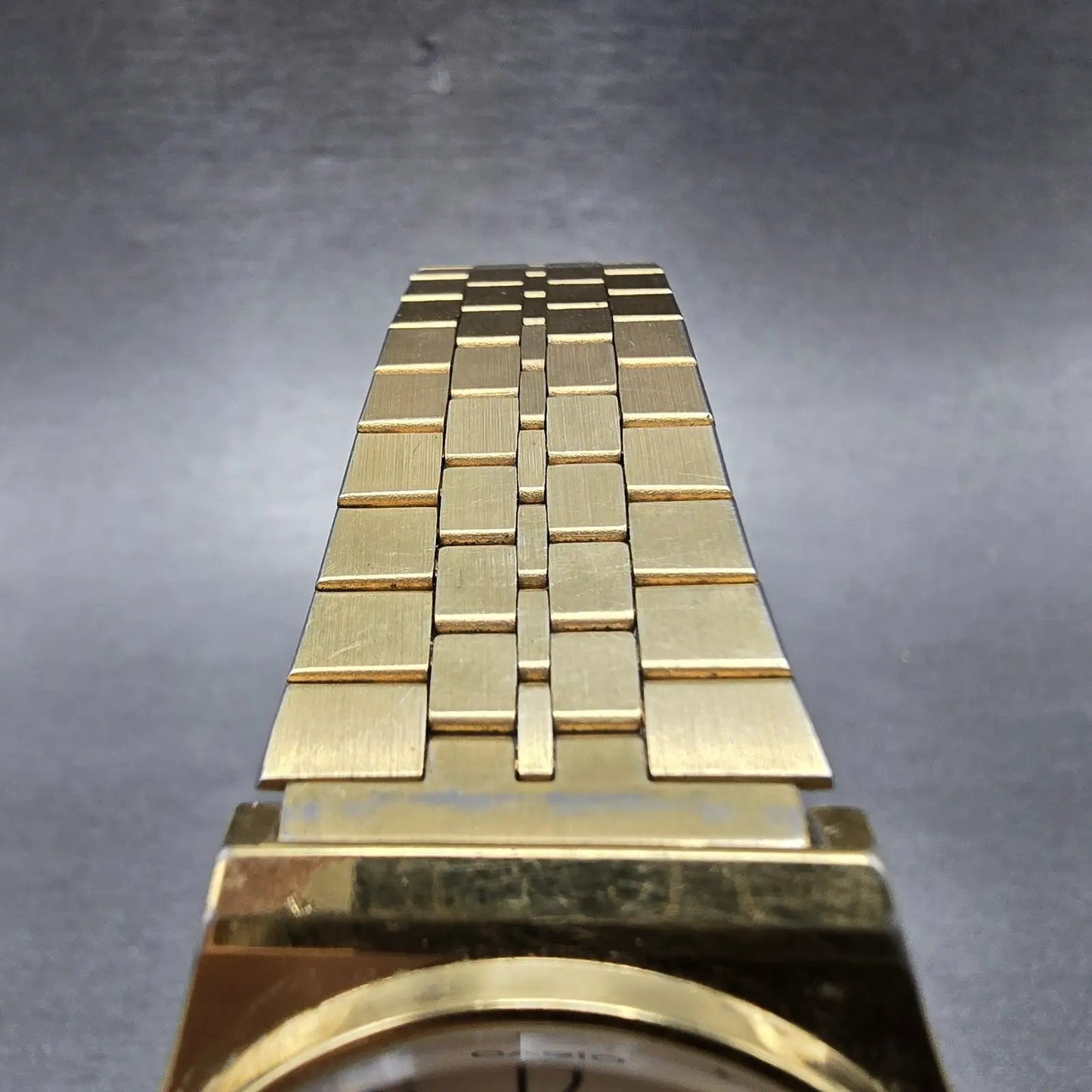 Casio MQ-336 Watch Men 33mm Champagne Dial Gold Tone Round New Battery Vintage4
