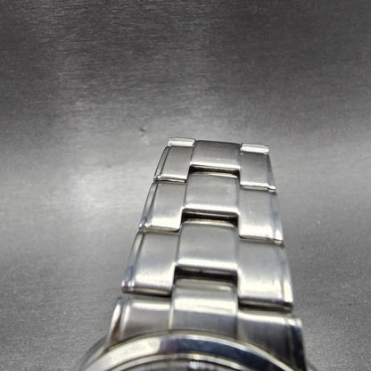 Citizen Eco-Drive Watch Men 35mm White Dial Silver E031-S060168 Round Runs JDM4