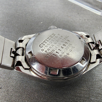 Citizen Cosmotron V2 Automatic Watch Women 25mm Silver Dial Steel Daydate Runs9