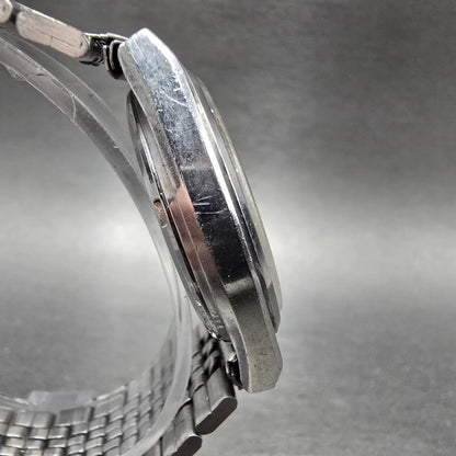 Seiko SQ Watch Men 35mm White Dial Silver Tone Dayadate READ!!! 8223-8029 NewBat4