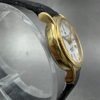 Junghans Meister Watch Women 22mm White Dial Gold Tone Round JE-111L PARTS4