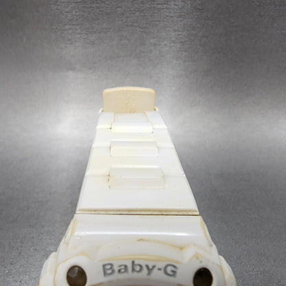 Casio BabyG Watch Women 43mm White Dial White Case Round BLX100 New Battery B!4